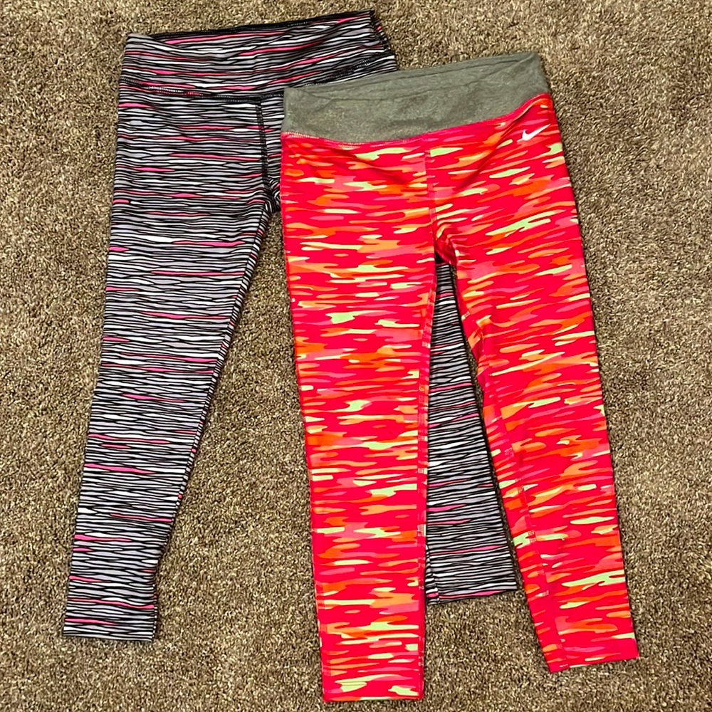 Nike Dri Fit Girls size 6x leggings (2 pairs)